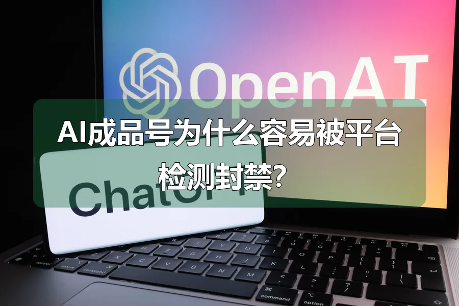 AI成品号为什么容易被平台检测封禁?